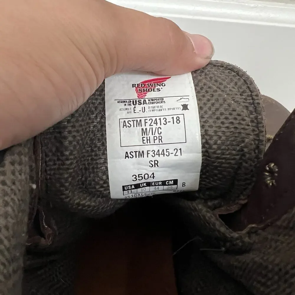 Red Wing Supersole 2.0 Mens 11 Red Steel Toe 6